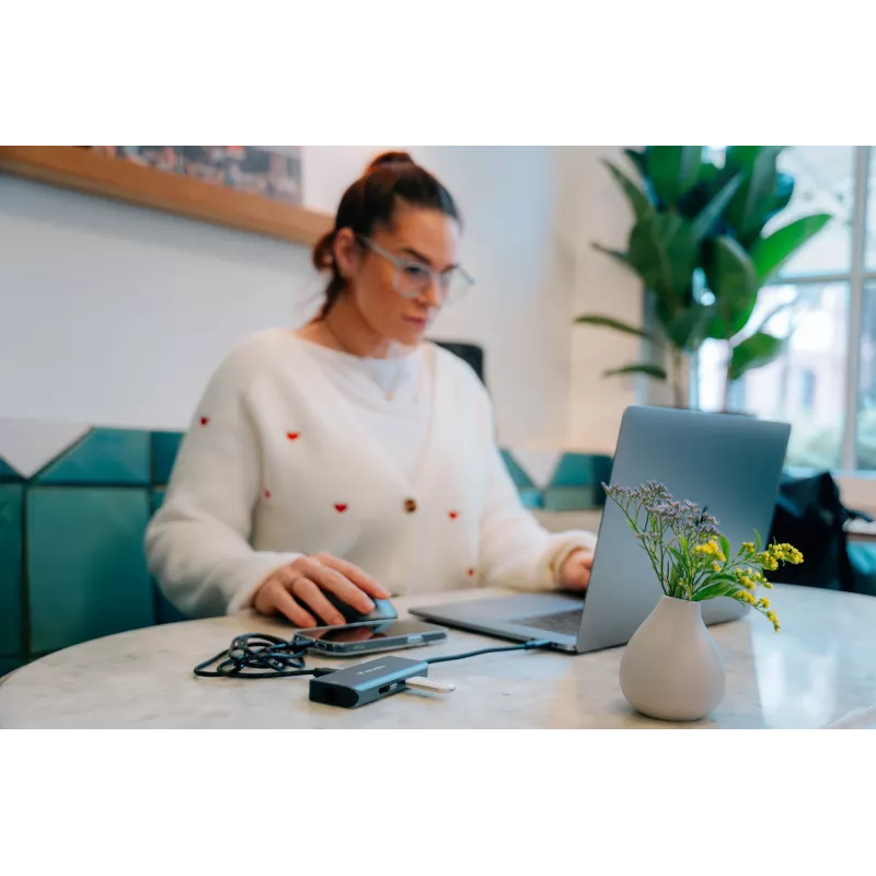 Verbatim USB-C Essentials Multiport Hub 6 prievadų: RJ45, HDMI, USB-C PD, 3 x USB-A 3.2 Gen 1
