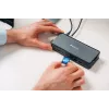 Verbatim CDS-15 laidinė USB 3.2 Gen 1 (3.1 Gen 1) Type-C dokinė stotelė, juoda, pilka