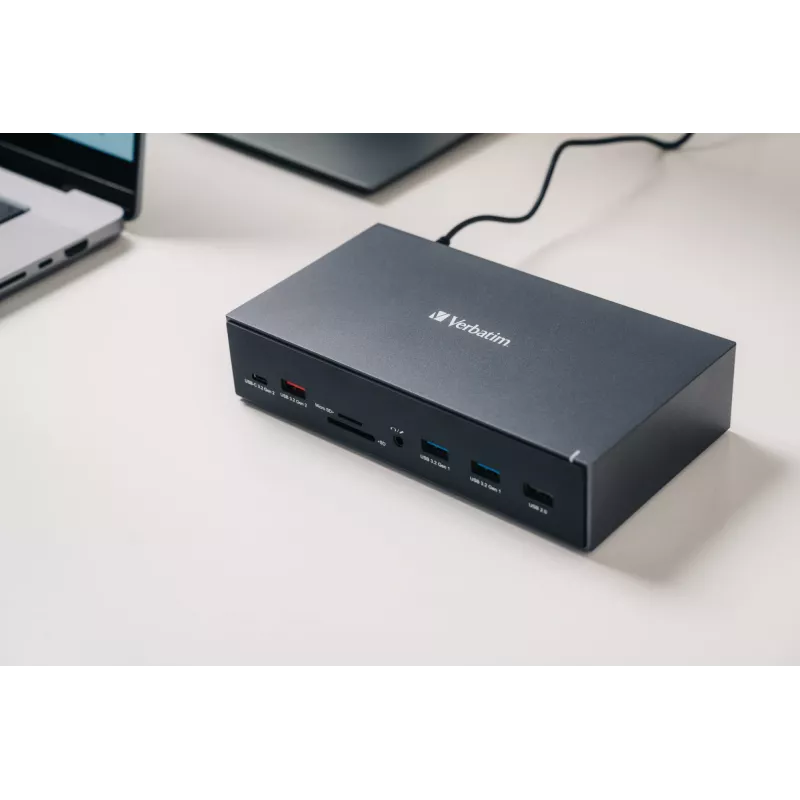 Verbatim CDS-17 Laidinė USB 3.2 Gen 1 (3.1 Gen 1) Type-C Juoda, Pilka