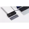 Verbatim CDS-15S laidinis USB 3.2 Gen 1 (3.1 Gen 1) Type-C, juoda, pilka