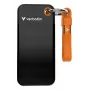Verbatim Pocket SSD USB 3.2 Gen 2 2TB juoda/oranžinė, 2 TB, USB Type-C, 3.2 Gen 2 (3.1 Gen 2), 1000 MB/s, 10 Gbit/s, juoda, oranžinė