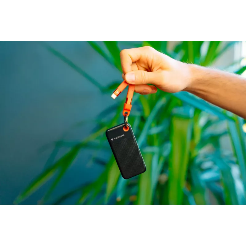 Verbatim Pocket SSD USB 3.2 Gen 2 2TB juoda/oranžinė, 2 TB, USB Type-C, 3.2 Gen 2 (3.1 Gen 2), 1000 MB/s, 10 Gbit/s, juoda, oranžinė