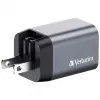 Verbatim GNC-35 GaN Charger 35W su 1 x USB-C PD 35W / 1 x USB-A QC 3.0 (EU/UK/US)