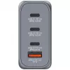 Verbatim GNC-100 GaN įkroviklis 100 W su 2 x USB-C PD 100 W / 1 x USB-C PD 65 W / 1 x USB-A QC 3.0 (EU/UK/US)