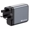 Verbatim GNC-140 GaN įkroviklis 140W su 2 x USB-C PD 140W / 1 x USB-C PD 20W / 1 x USB-A QC 3.0 (EU/UK/US)