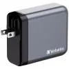 Verbatim GNC-140 GaN įkroviklis 140W su 2 x USB-C PD 140W / 1 x USB-C PD 20W / 1 x USB-A QC 3.0 (EU/UK/US)