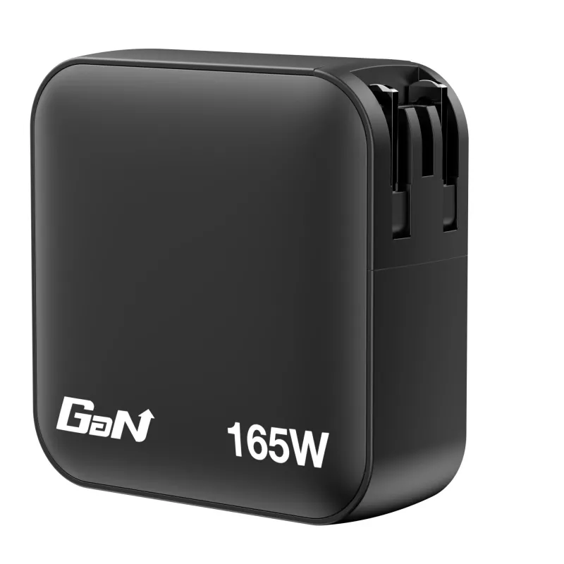 Verbatim Mini GaN įkroviklis 165W 4 prievadų su US kištuku ir EU bei UK adapteriais
