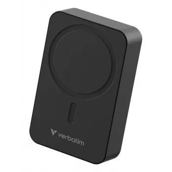 Verbatim Charge 'n' Go Essentials Magnetinė belaidė išorinė baterija 20000 mAh juoda