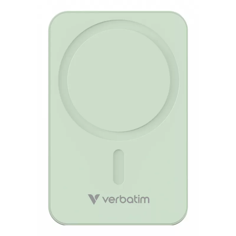 Verbatim Charge 'n' Go Essentials magnetinė belaidė išorinė baterija 20000 mAh žalia