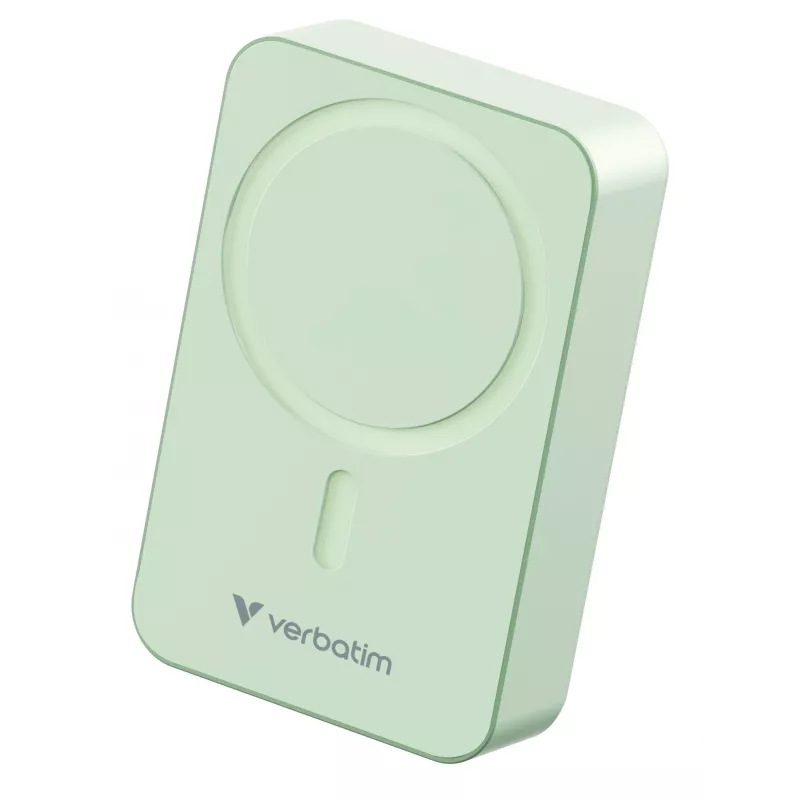Verbatim Charge 'n' Go Essentials magnetinė belaidė išorinė baterija 20000 mAh žalia