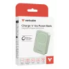 Verbatim Charge 'n' Go Essentials magnetinė belaidė išorinė baterija 20000 mAh žalia