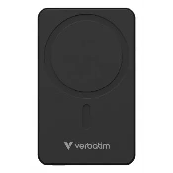 Verbatim Charge 'n' Go Essentials magnetinis belaidis maitinimo bankas 5000 mAh, juodas