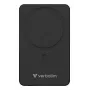 Verbatim Charge 'n' Go Essentials magnetinis belaidis maitinimo bankas 5000 mAh, juodas