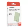 Verbatim Charge 'n' Go Essentials magnetinė belaidė išorinė baterija 5000 mAh žalia