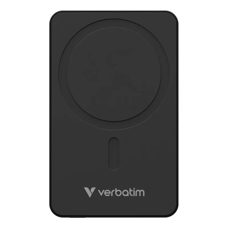 Verbatim Charge 'n' Go Essentials magnetinė belaidė išorinė baterija 10000 mAh, juoda