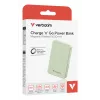 „Verbatim Charge 'n' Go Essentials“ magnetinė belaidė išorinė baterija 10000 mAh, žalia