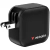 Verbatim Mini GaN Charger 70W 3 Port US plug su EU and UK adaptors
