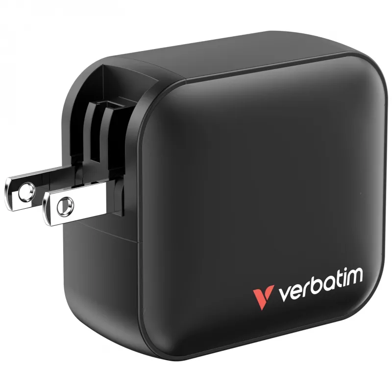 Verbatim GaN Charger 100W Universal Juoda AC Fast charging Indoor