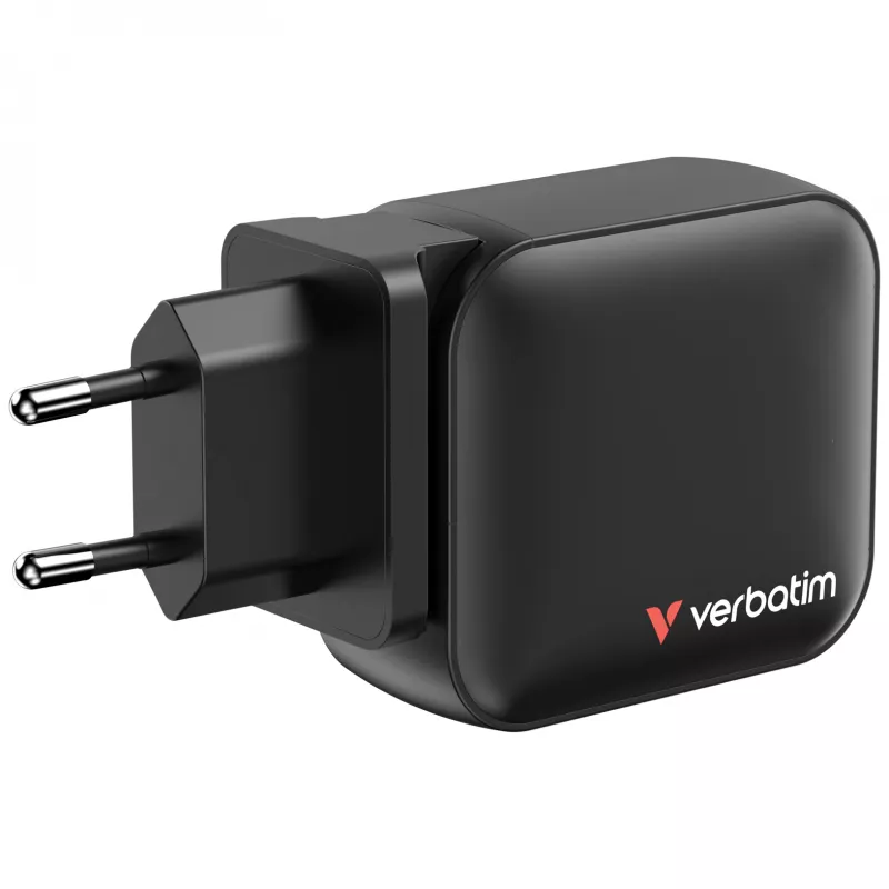 Verbatim GaN Charger 100W Universal Juoda AC Fast charging Indoor