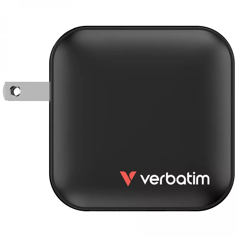 Verbatim Mini GaN įkroviklis 100 W 4 prievadų JAV kištukas su ES ir JK adapteriais