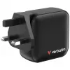 Verbatim Mini GaN įkroviklis 100 W 4 prievadų JAV kištukas su ES ir JK adapteriais