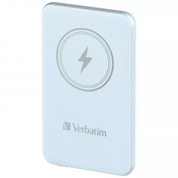 Verbatim Charge 'n' Go magnetinė belaidė išorinė baterija 5000 mAh mėlyna