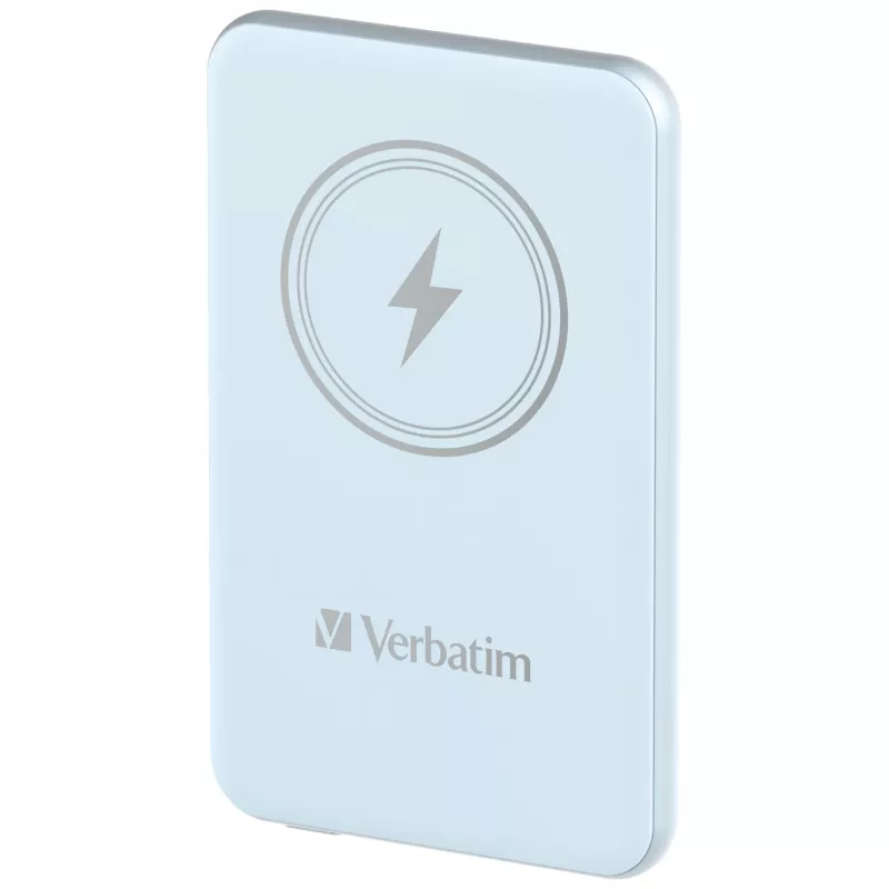 Verbatim Charge 'n' Go magnetinė belaidė išorinė baterija 5000 mAh mėlyna