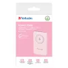„Verbatim Charge 'n' Go“ magnetinė belaidė išorinė baterija 5000 mAh rožinė