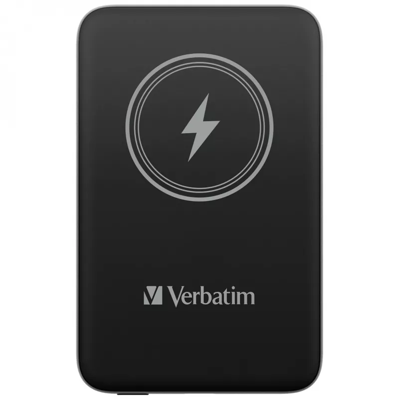 Verbatim Charge 'n' Go magnetinė belaidė išorinė baterija 10000 mAh juoda