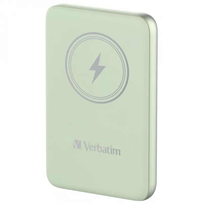 Verbatim Charge 'n' Go magnetinė belaidė išorinė baterija 10000mAh žalia