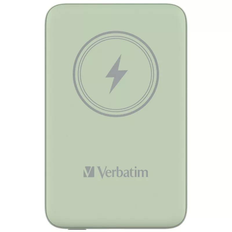 Verbatim Charge 'n' Go magnetinė belaidė išorinė baterija 10000mAh žalia