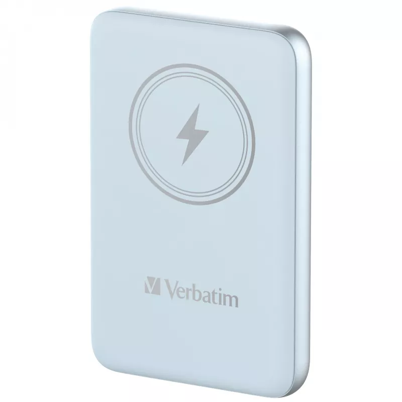Verbatim Charge 'n' Go magnetinė belaidė išorinė baterija 10000 mAh mėlyna