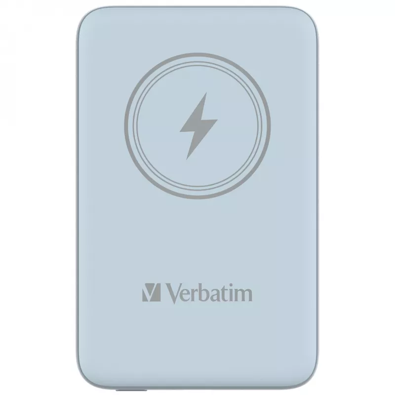 Verbatim Charge 'n' Go magnetinė belaidė išorinė baterija 10000 mAh mėlyna
