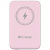 Verbatim Charge 'n' Go magnetinė belaidė išorinė baterija 10000 mAh rožinė