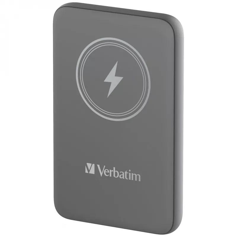 Verbatim Charge 'n' Go magnetinė belaidė išorinė baterija 10000 mAh pilka