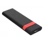 Verbatim M.2 NVMe SSD korpuso rinkinys, SSD korpusas, M.2, PCI Express, 10 Gbit/s, USB jungtis, juoda, raudona