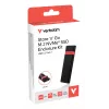 Verbatim M.2 NVMe SSD korpuso rinkinys, SSD korpusas, M.2, PCI Express, 10 Gbit/s, USB jungtis, juoda, raudona