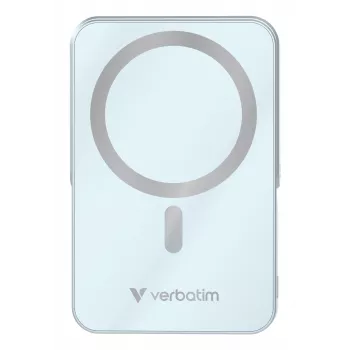 Verbatim Charge 'n' Go magnetinė belaidė išorinė baterija su stovu - 10000 mAh Mėlyna