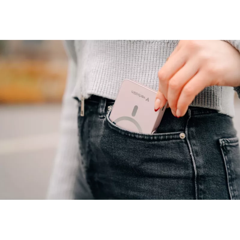 Verbatim Charge 'n' Go magnetinė belaidė išorinė baterija su stovu - 10000 mAh Mėlyna