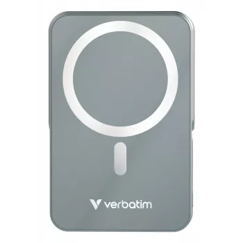 Verbatim Charge 'n' Go magnetinė belaidė išorinė baterija su stovu - 10000 mAh, pilka