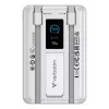 Verbatim Charge'n'Go 2C & Display Power Bank 10000 mAh Sidabrinė