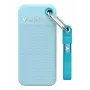 Verbatim Pocket SSD USB 3.2 Gen 2 1TB Polar Blue su dviem guminiais gaubtais