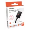 Verbatim SnapBack Ultra plonas SSD 512GB USB Type-C USB 3.2 Gen 2x2 juoda
