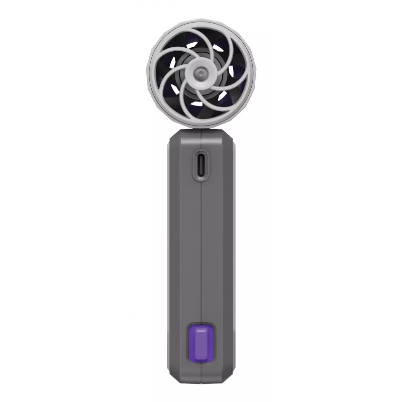 Verbatim Cool’n’Go AirJet rankinis ventiliatorius, pilkas/violetinis