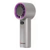 Verbatim Cool’n’Go IceTouch rankinis ventiliatorius pilkas/violetinis, Pilka, Violetinė, 1 ventiliatorius(-iai), Rankinis ventiliatorius, 1 vnt., 8 W, Ličio jonų (Li-Ion)