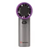 Verbatim Cool’n’Go IceTouch rankinis ventiliatorius pilkas/violetinis, Pilka, Violetinė, 1 ventiliatorius(-iai), Rankinis ventiliatorius, 1 vnt., 8 W, Ličio jonų (Li-Ion)