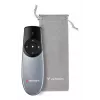 Verbatim Focus belaidis pranešėjas su raudonu lazeriniu rodykle, RF, USB, 30 m, juoda, sidabrinė