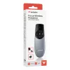 Verbatim Focus belaidis pranešėjas su raudonu lazeriniu rodykle, RF, USB, 30 m, juoda, sidabrinė