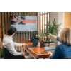 Verbatim Focus belaidis pranešėjas su raudonu lazeriniu rodykle, RF, USB, 30 m, juoda, sidabrinė