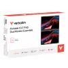 Verbatim Portable 15.6 inch FHD Dual Monitor Essentials, 39.6 cm (15.6 colio), LCD, 1920 x 1080 pikselių, Full HD, 16:9, 10 ms